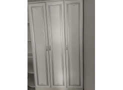 Шкаф трехдверный Melania 01 рамух белый фото покупателя 1