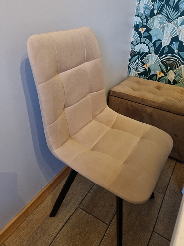 Комплект стульев Чилли 4 шт темно-серый / черный фото покупателя 69