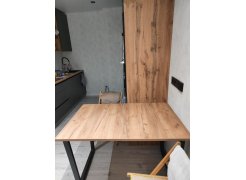 Стол Лота Лофт 120 25 мм сабия / черный матовый фото покупателя 761