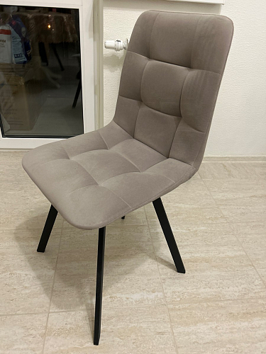 Стул на металлокаркасе Чилли черный / зеленый фото покупателя 1138