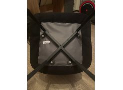 Стул на металлокаркасе Чилли синяя ткань / белый фото покупателя 368