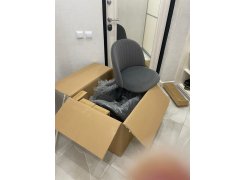 Стул на металлокаркасе Gabi 1 бежевый / черный с серебряными наконечниками фото покупателя 349