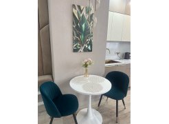 Стул на металлокаркасе Gabi blue / black фото покупателя 585