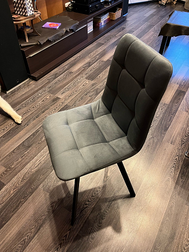 Стул на металлокаркасе Чилли бирюзовый / черный фото покупателя 1392