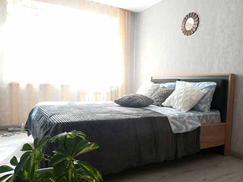 Двуспальная кровать Клауд 160х200 парящая дуб крафт золотой / антрацит фото покупателя 184