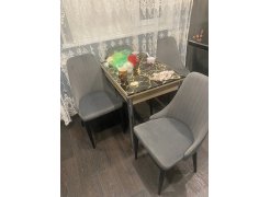 Стул на металлокаркасе Kora gray / black фото покупателя 399