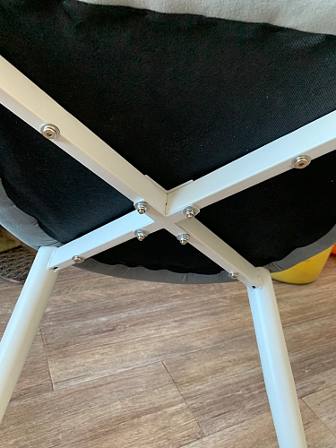 Стул на металлокаркасе Kora green / black фото покупателя 263