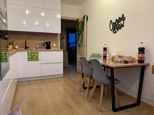 Стол раскладной Лота Лофт 120 25 мм юта / черный матовый фото покупателя 34