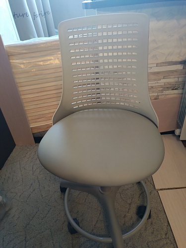 Компьютерное кресло Kiddy салатовое ткань (сетка) фото покупателя 55