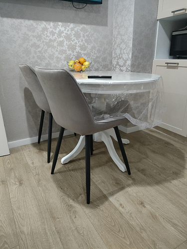 Комплект стульев Вейв 4 шт светло-серый / черный фото покупателя 51