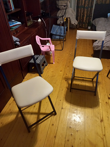 Стул на металлокаркасе Elevis ваниль крап / темный мусс фото покупателя 5