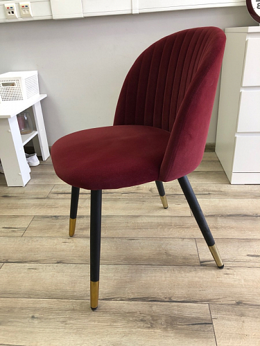 Стул на металлокаркасе Gabi green / black / silver фото покупателя 126