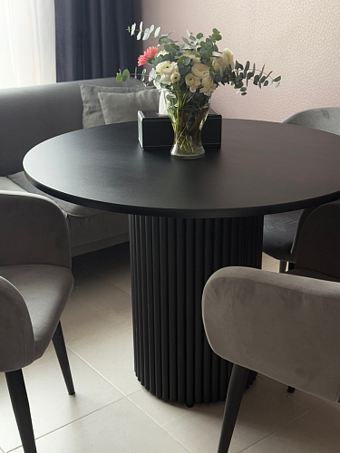 Деревянный стол Барел 89 белый / золото фото покупателя 18