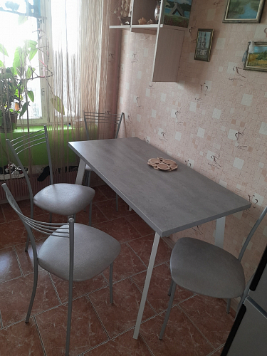 Стол Тринити Лофт 120 32 мм дуб галифакс табако / черный матовый фото покупателя 889