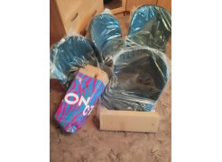 Стул на металлокаркасе Gabi 1 бежевый / черный с серебряными наконечниками фото покупателя 826