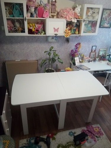 Стол-книжка СтК4 венге / дуб молочный фото покупателя 10