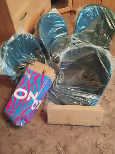 Стул на металлокаркасе Gabi gray / black фото покупателя 826