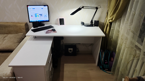 Компьютерный стол КСТ-109П правый венге фото покупателя 93