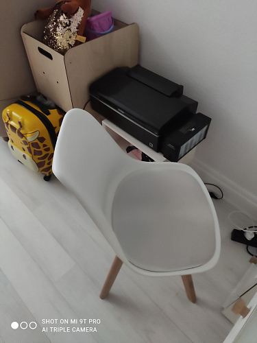 Стул Bonuss blue / wooden legs фото покупателя 58