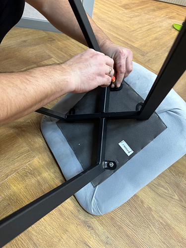 Комплект стульев Чилли 4 шт темно-серый / черный фото покупателя 222