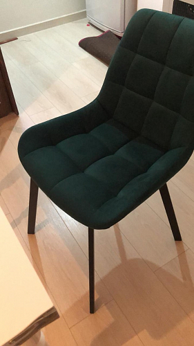 Стул на металлокаркасе Челси бежевый / белый каркас фото покупателя 60