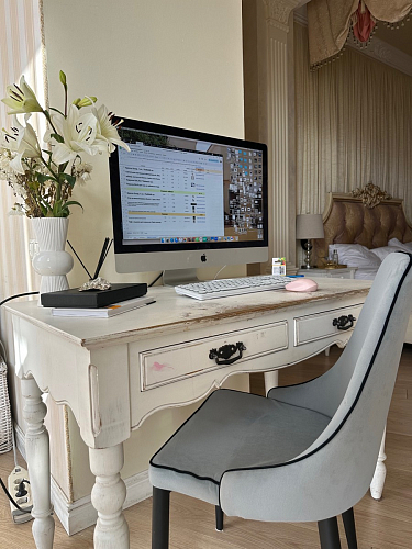 Стул на металлокаркасе Kora dark gray / black фото покупателя 283