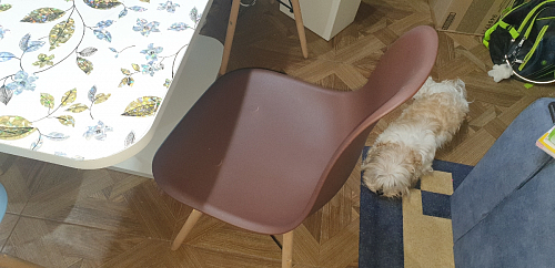 Пластиковый стул Eames PC-015 желтый фото покупателя 200