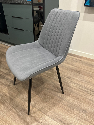 Стул на металлокаркасе Седа К латте / черный фото покупателя 91