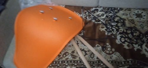 Пластиковый стул Eames PC-015 серо-голубой / дерево фото покупателя 58