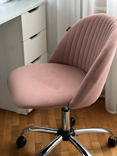 Компьютерное кресло Melody/Мелоди молочное фото покупателя 28