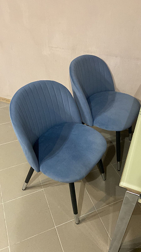 Стул на металлокаркасе Gabi latte / gold / black фото покупателя 98