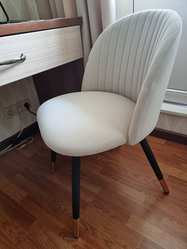 Стул на металлокаркасе Gabi latte / gold / black фото покупателя 989