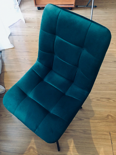 Стул на металлокаркасе Чилли бежевый / белый каркас фото покупателя 756