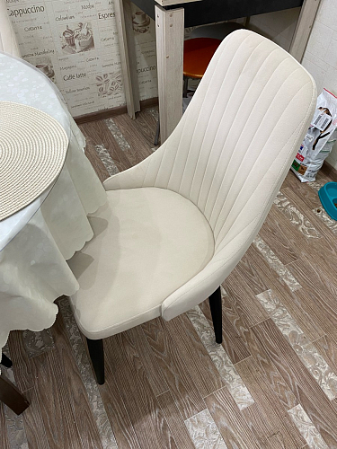 Стул на металлокаркасе Kora light blue / white фото покупателя 176