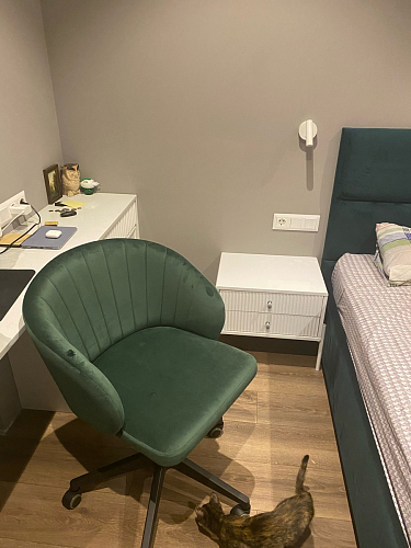 Компьютерное кресло Пард экокожа белый фото покупателя 149