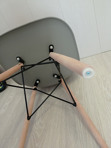 Пластиковый стул Eames PC-015 серый фото покупателя 347