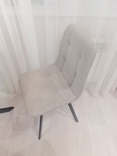 Комплект стульев Чилли 4 шт темно-серый / черный фото покупателя 339