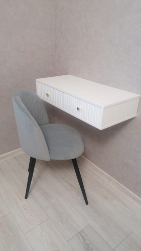 Стул на металлокаркасе Gabi gray / black фото покупателя 835