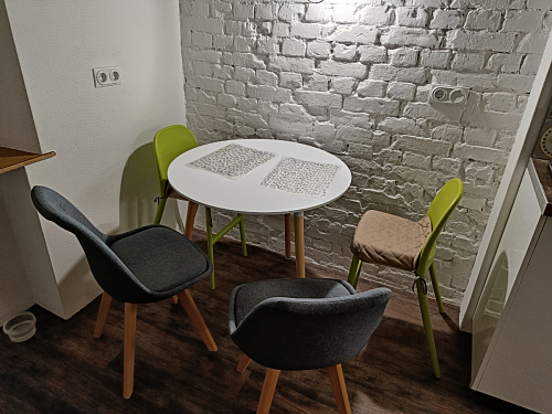 Стол Lorini 80 white / wood фото покупателя 10
