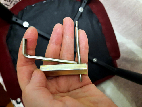 Стул на металлокаркасе Vener wine red фото покупателя 6