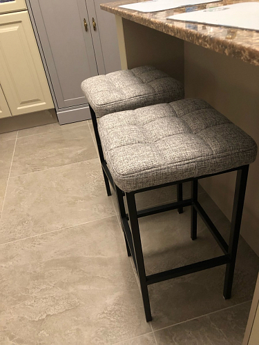 Барный стул Лофт катания лаванда / белый матовый фото покупателя 232