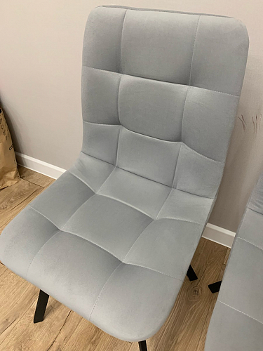 Стул на металлокаркасе Чилли зеленый / черный фото покупателя 1132