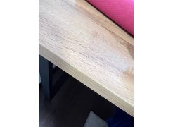 Деревянный стол Лота Лофт 120(160)х75 черный матовый / бетон светлый фото покупателя 186