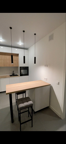 Барный стул Лофт ткань канди крем / черный матовый фото покупателя 34