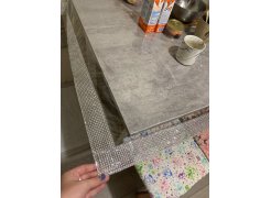 Стол Лота Лофт 140 25 мм черный матовый / бетон фото покупателя 632