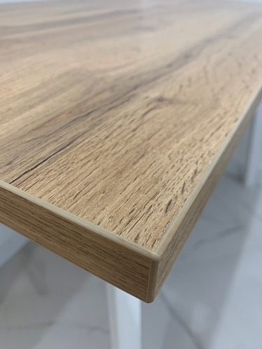 Стол Тринити Лофт 140 25 мм дуб делано темный / белый фото покупателя 88