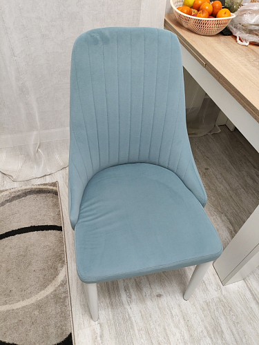 Стул на металлокаркасе Kora green / black фото покупателя 416