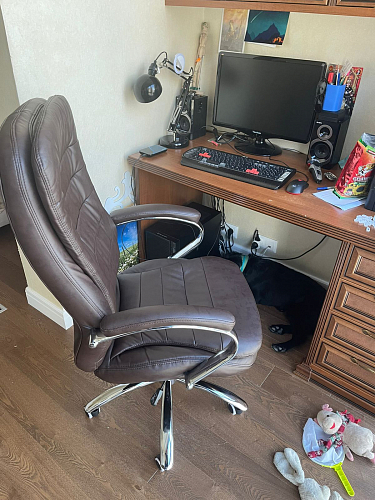 Компьютерное кресло Tomar коричневое фото покупателя 59