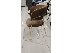Стул на металлокаркасе Kamelia green / gold из шоурума 4