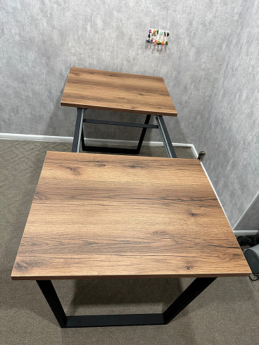 Деревянный стол Лота Лофт 120х75 белый матовый / дуб крафт золотой фото покупателя 701